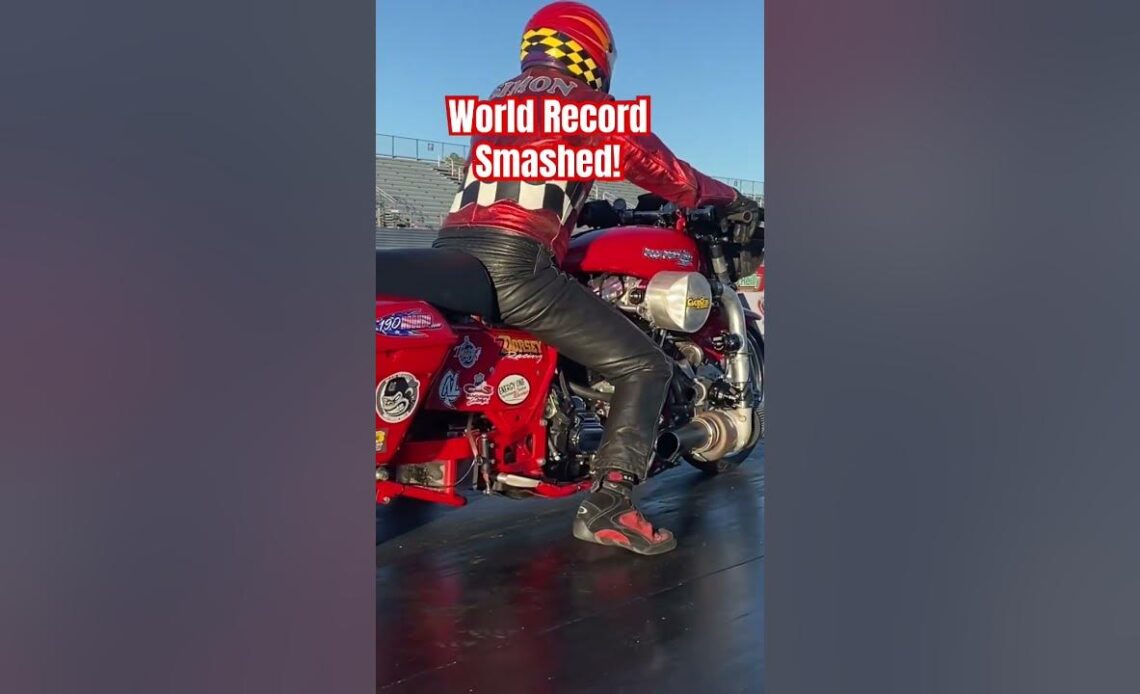 World’s Fastest Bagger SMASHES record!