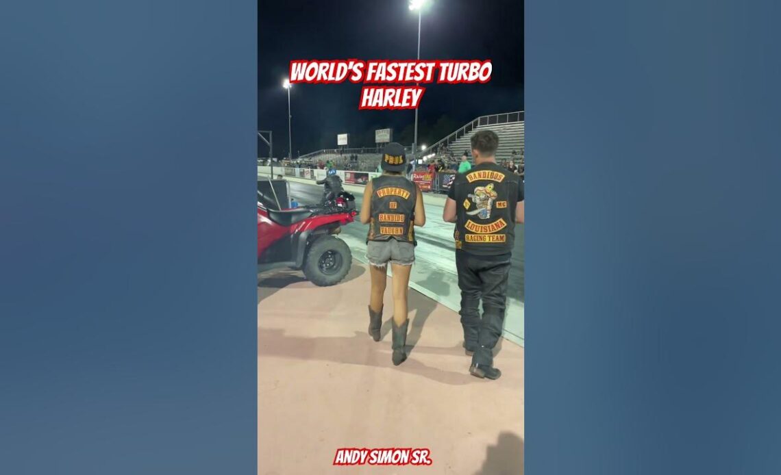 World's Fastest Turbo Harley runs 7.67! 😮