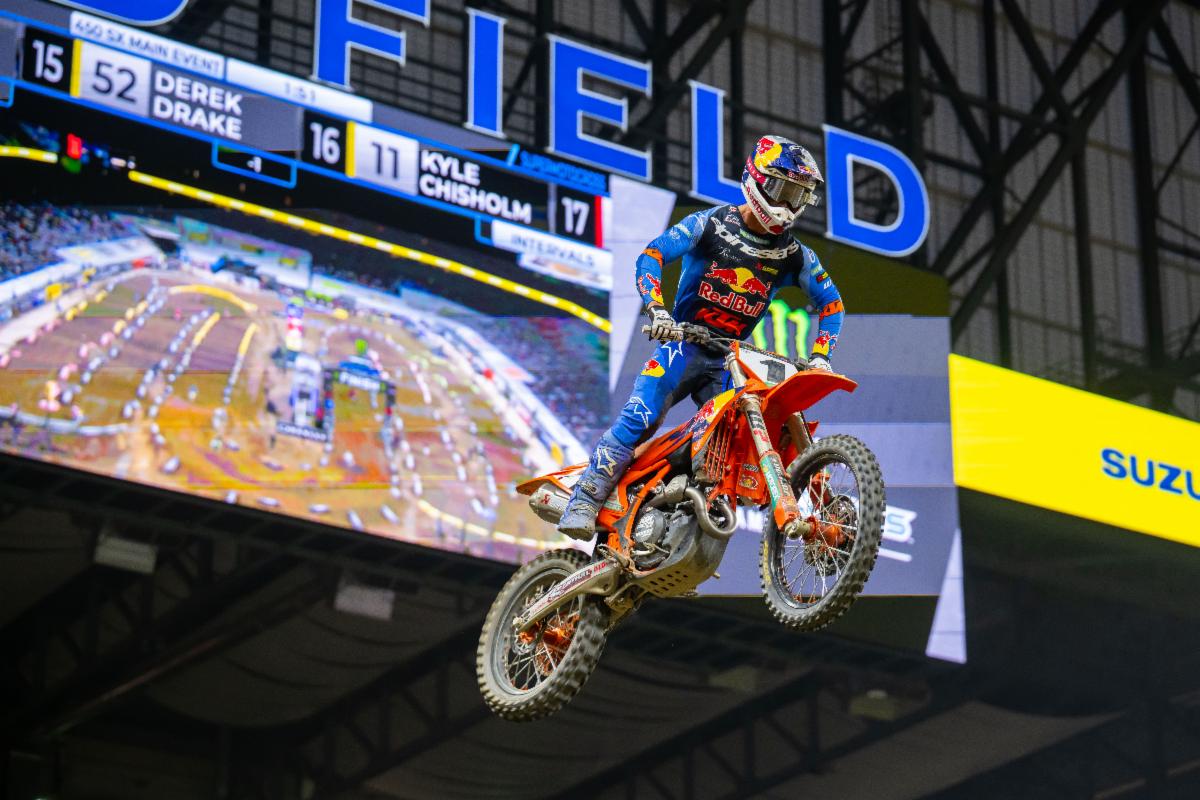 Chase Sexton - Second place 450SX Class - Photo Credit- Feld Motor Sports, Inc.