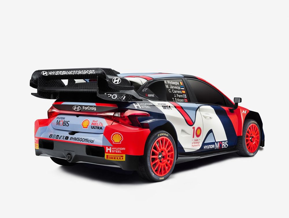 Hyundai i20 N Rally1 Hybrid livery
