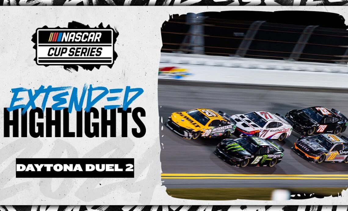 Teammates ditch and the big one strikes late in Duel 2 at Daytona | Extended Highlights