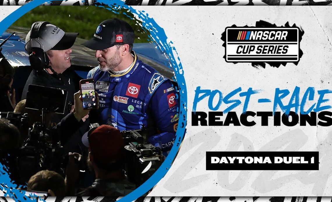 Raw Reaction: Jimmie Johnson races his way into the Daytona 500 | NASCAR