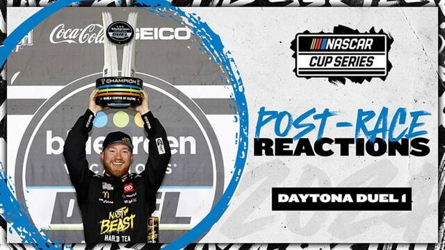 Tyler Reddick: ‘Found my way to the front’ to win Duel 1 at Daytona