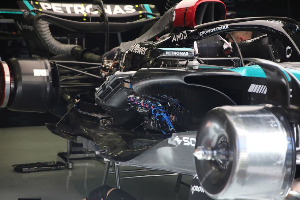 Mercedes F1 W15 detail