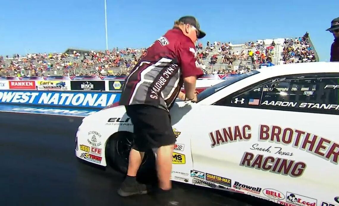 Aaron Stanfield, Chris McGaha, Pro Stock, Eliminations Rnd 2, 12th annual Midwest Nationals, World W