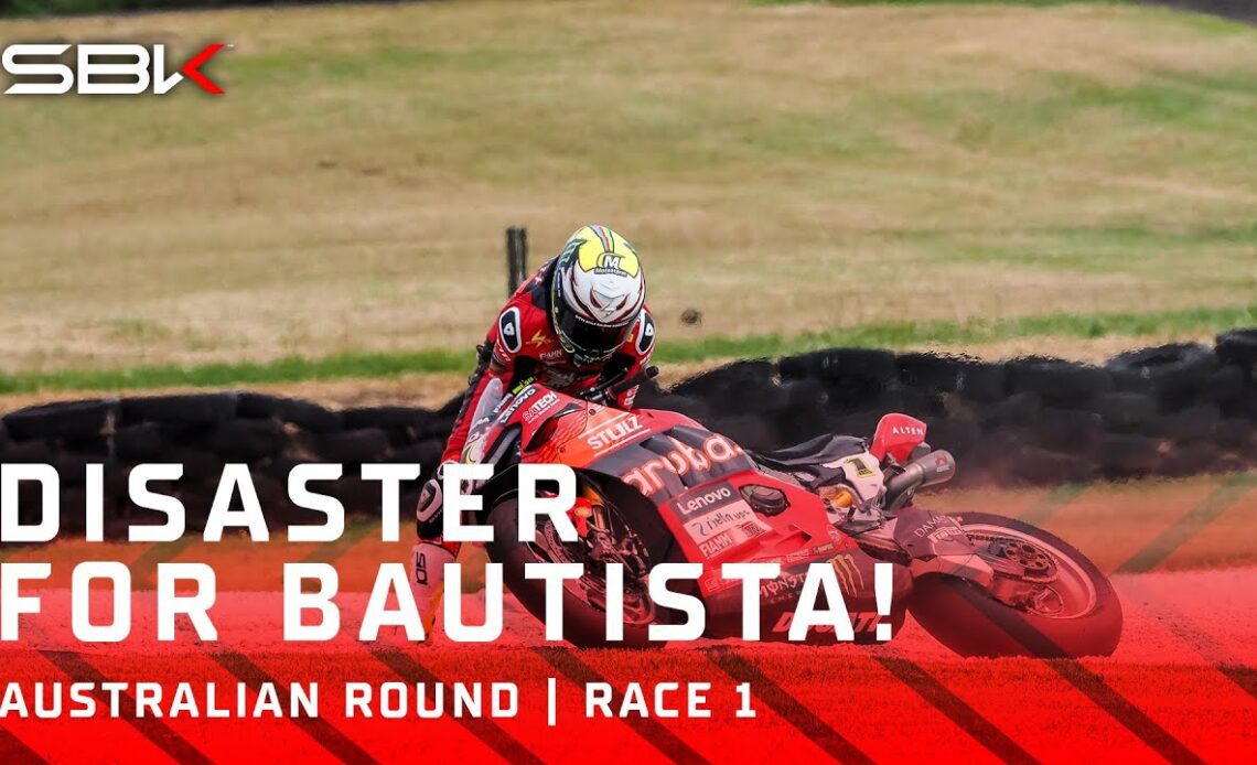 Bautista CRASHES in Race 1! 💥 | 2024 #AustralianWorldSBK 🇦🇺