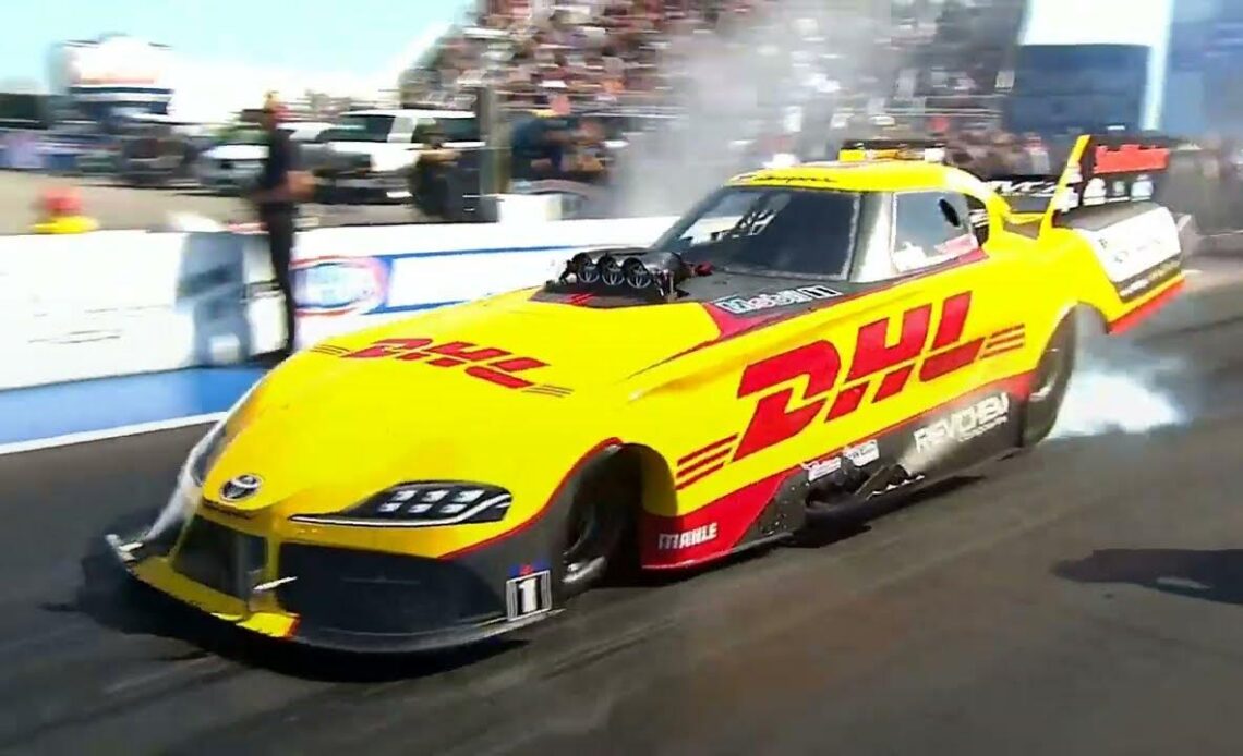 Blake Alexander, J R  Todd, Funny Car, Eliminations Rnd 2, 12th annual Midwest Nationals, World Wide