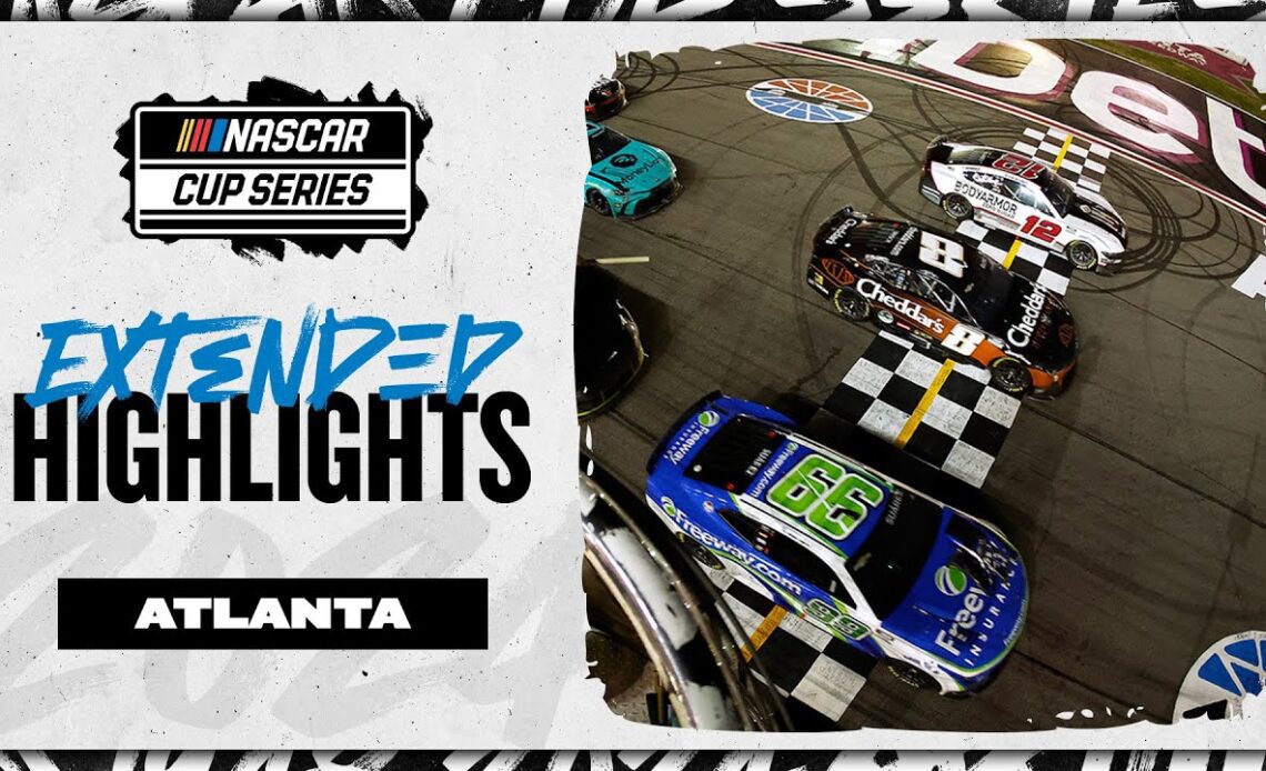 Crazy race, photo finish | Extended Highlights from Atlanta | NASCAR