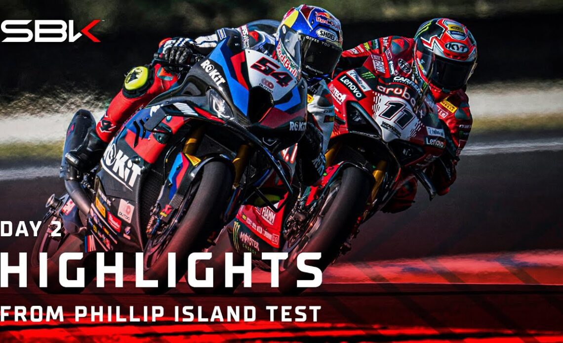 Day 2 HIGHLIGHTS 🔥 | #WorldSBK Phillip Island Official Test