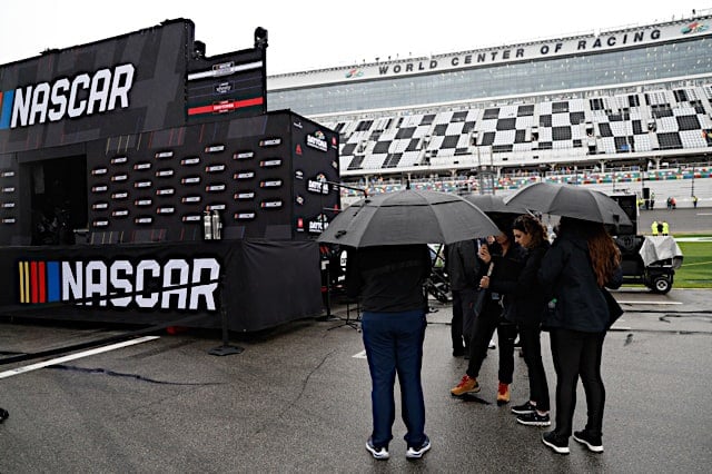 2024 Xfinity Daytona I rain delay II (Credit: NKP)