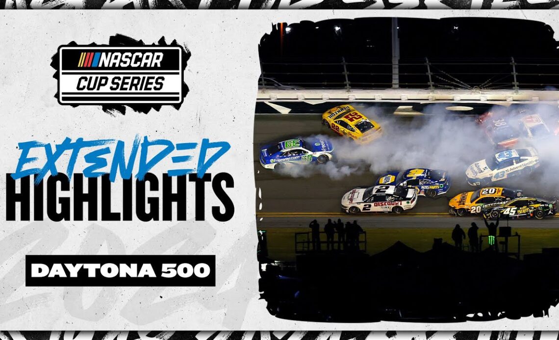 Daytona 500 ends with a 'Big One' | NASCAR Cup Series Extended Highlights