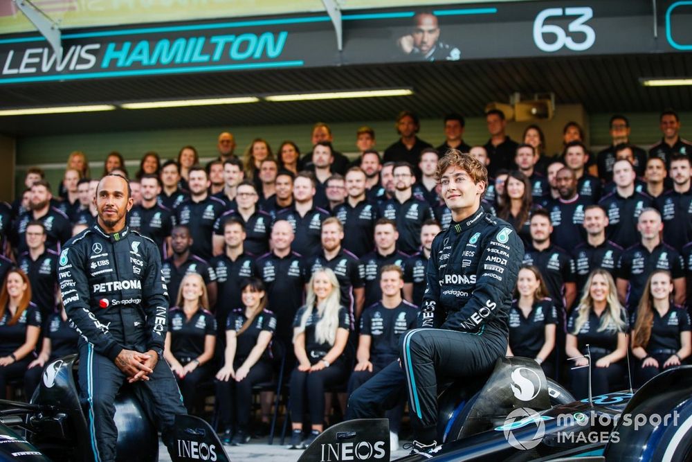 Lewis Hamilton, Mercedes, George Russell, Mercedes