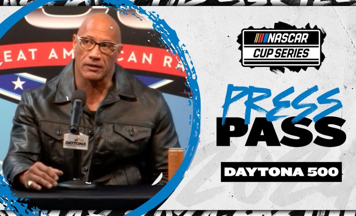 Dwayne 'The Rock' Johnson's full press pass interview from Daytona | NASCAR