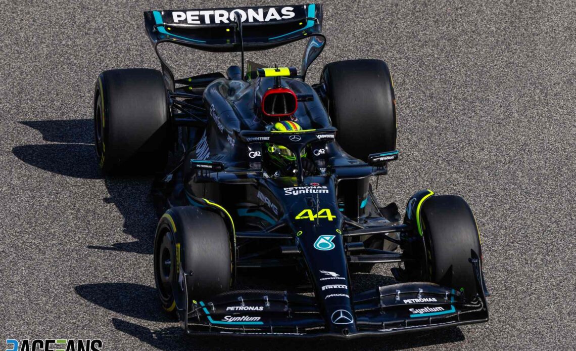 Hamilton back in a Mercedes for first time since shock Ferrari announcement · RaceFans