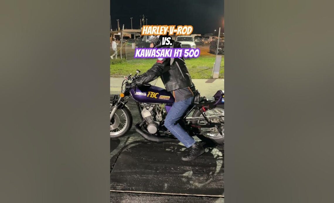 Harley V-Rod vs. Kawasaki H1 500