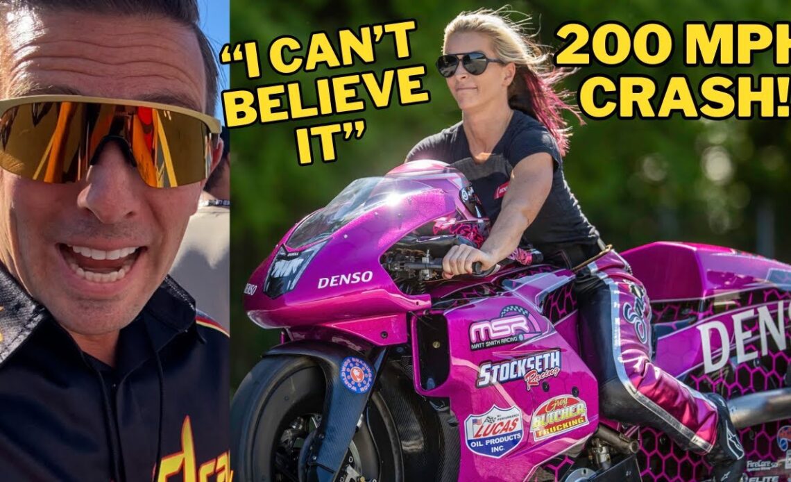 Her 200 MPH Motorcycle Crash & Nobody Can Believe What She Did After! 😮