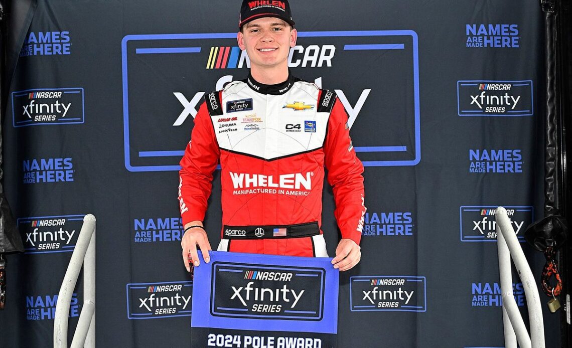 Jesse Love on pole for Daytona NASCAR Xfinity race; SVG 5th