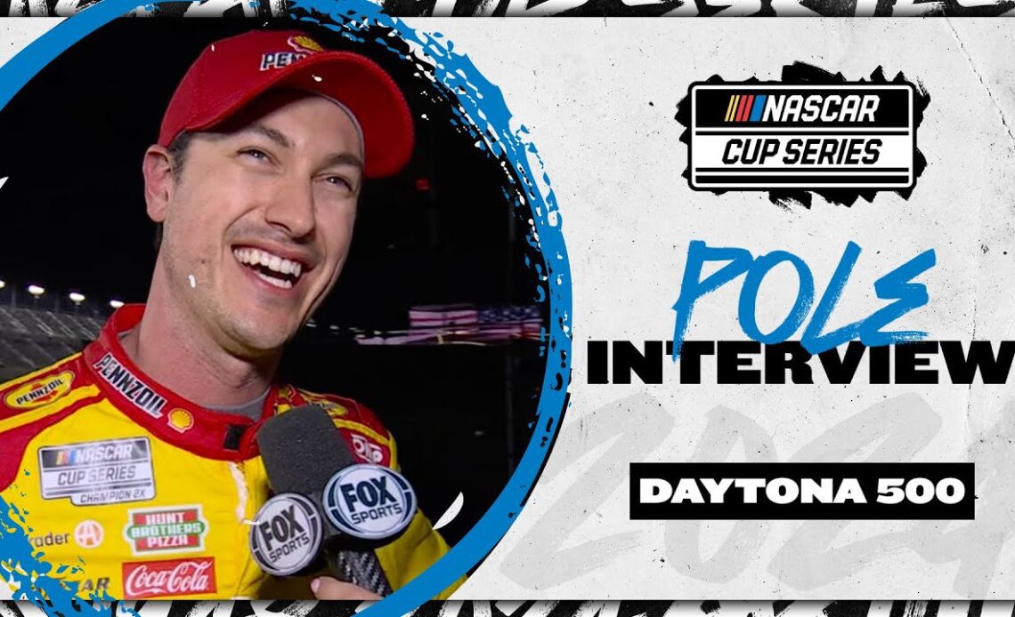 Joey Logano: 'This is all about the team' when claiming Daytona 500 pole