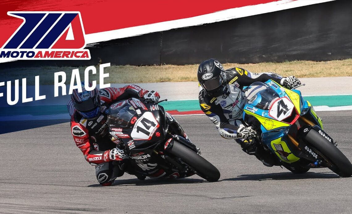 MotoAmerica Supersport Race 2 at Circuit of the Americas 2023