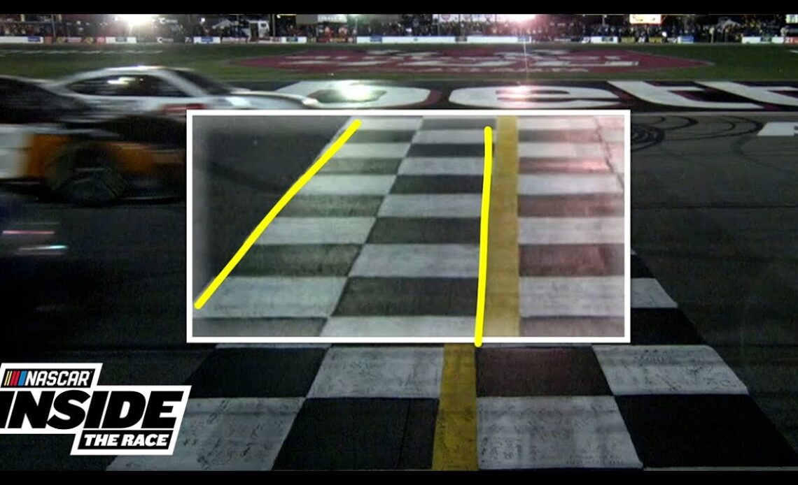 NASCAR Inside the Race: Where is the actual start/finish line?