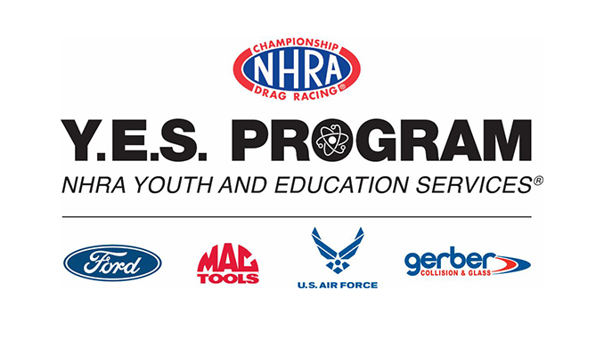 NHRA Youth and Education Service (YES) Program to take place at 21 National Events, along with Two Pilot Programs