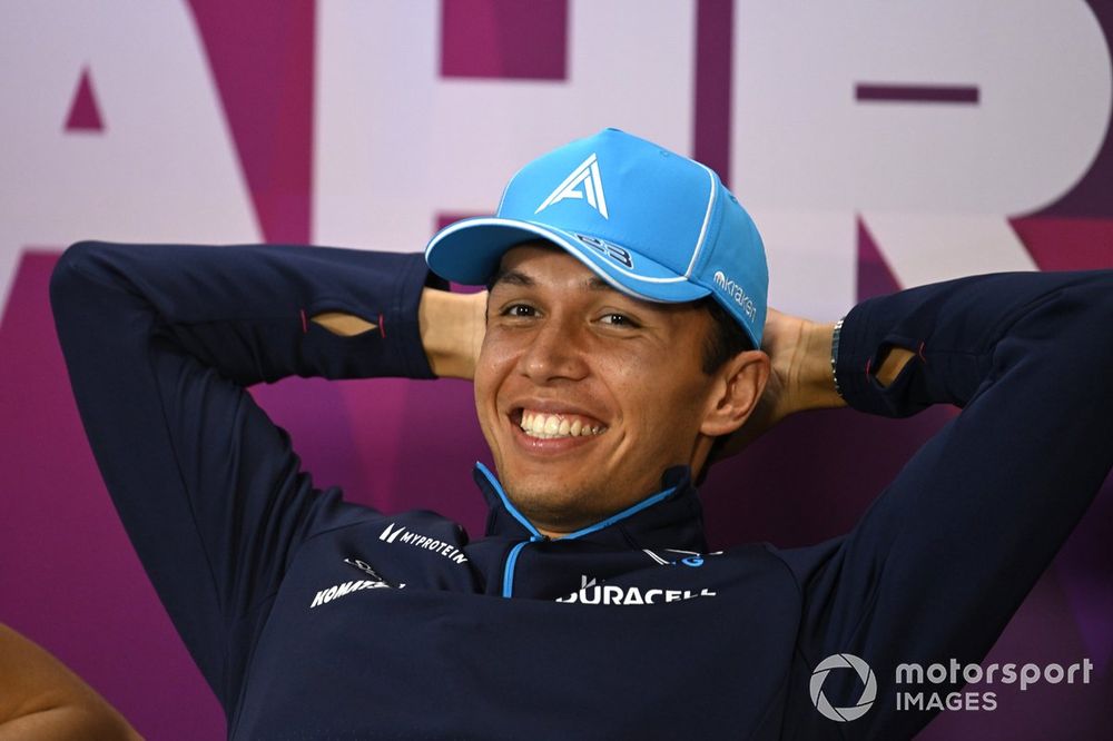 Alex Albon, Williams Racing at the Press Conference