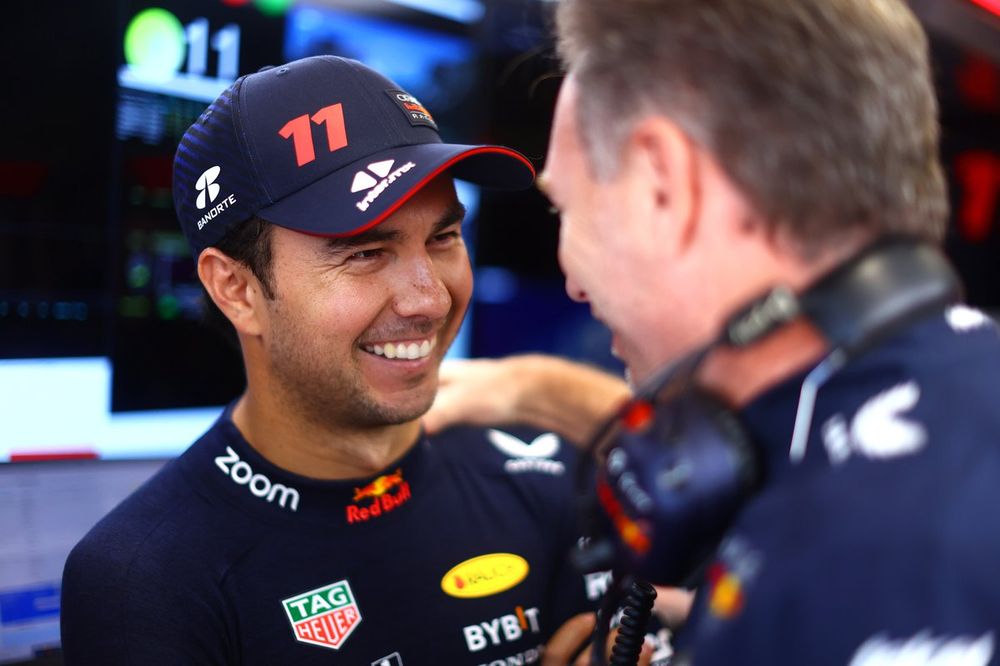 Sergio Perez, Red Bull Racing, Christian Horner, Team Principal, Red Bull Racing