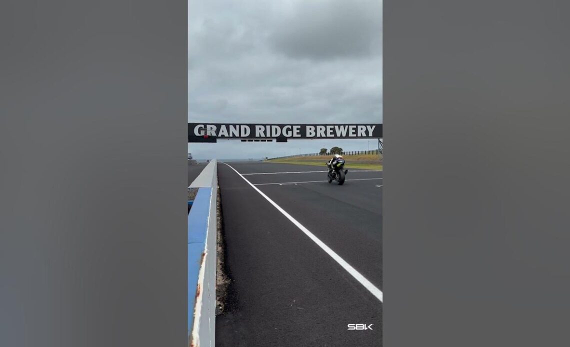 POV: you're trackside during the Phillip Island #WorldSSP test 🤩 | #2024Awaits