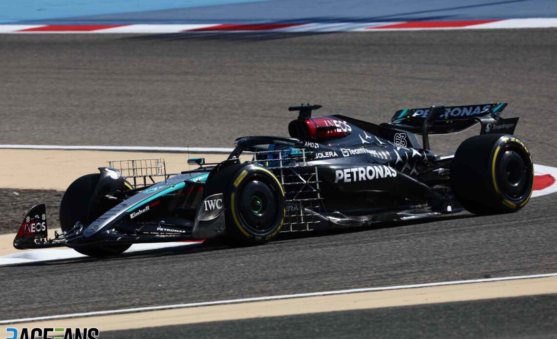 George Russell, Mercedes, Bahrain International Circuit, 2024 pre-season test
