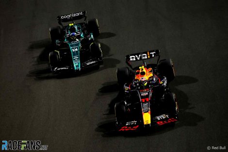 Sergio Perez, Fernando Alonso, Jeddah, 2024