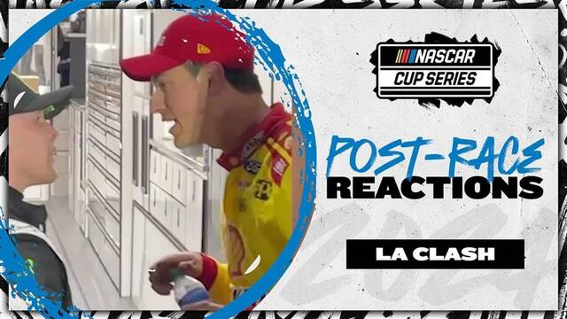 Short fuses: Joey Logano and Ty Gibbs have heated exchange following The Clash