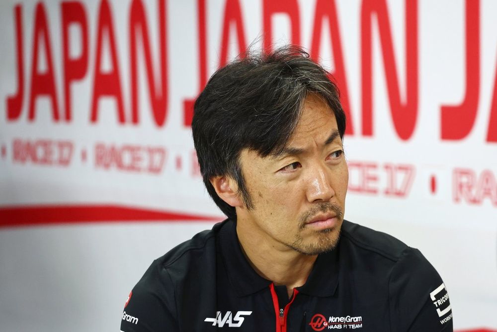 Ayao Komatsu, Chief Engineer, Haas F1 Team, in the team principals Press Conference