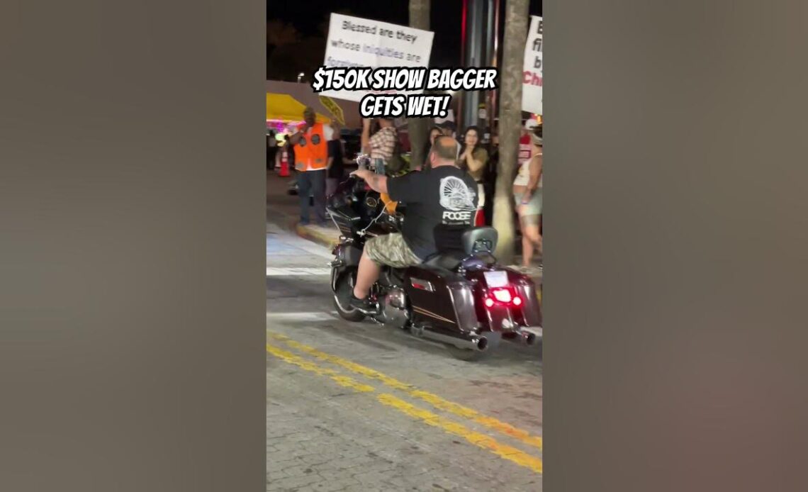 $150K Show Bagger Gets Wet at Daytona Bike Week! ☔️