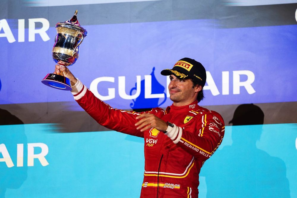 Podium: Carlos Sainz, Ferrari