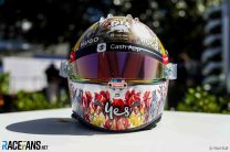 Daniel Ricciardo's helmet, RB, Albert Park, 2024