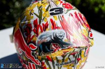 Daniel Ricciardo's helmet, RB, Albert Park, 2024