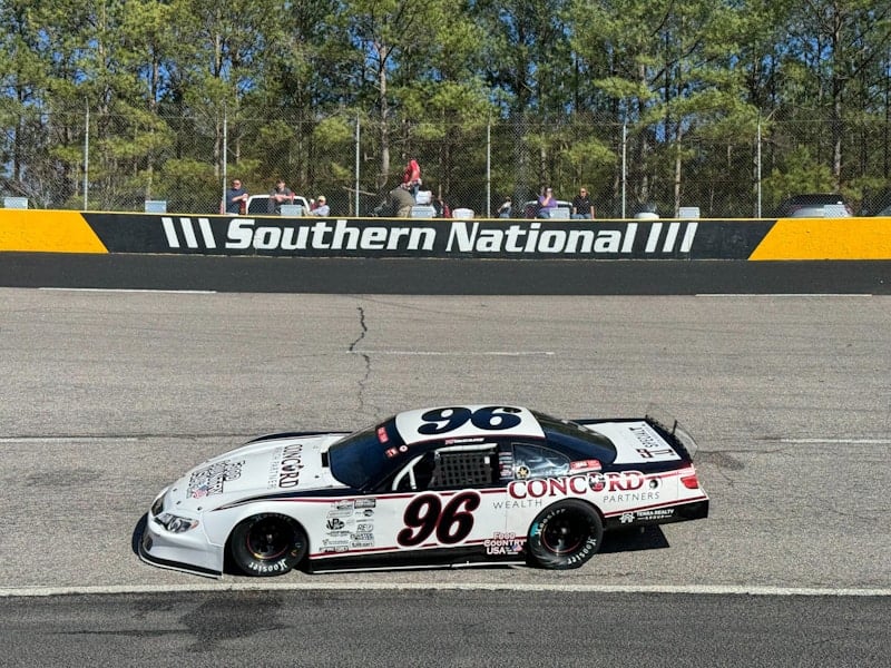 2024 Short Tracks CARS Tour Southern National TJ DeCaire, No. 96 racecar (Credit: Chase Folsom)