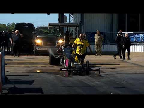 Angelle Sampey, Mike Coughlin, Top Alcohol Dragster, Rnd 1 Eliminations, 38th annual Texas FallNatio