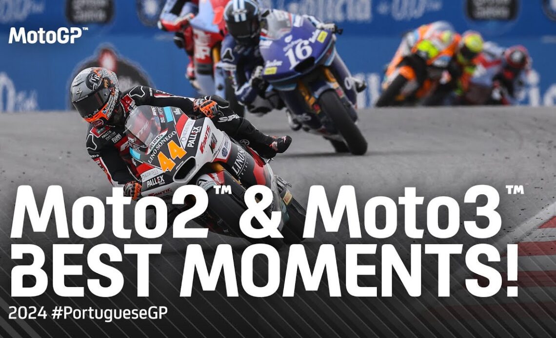 Best Moto2™ & Moto3™ Moments! 🎢| 2024 #PortugueseGP 🇵🇹