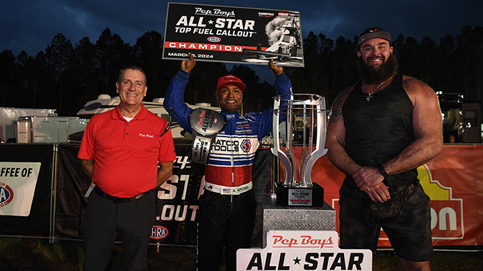 240310 Brown collects huge payday with Pep Boys NHRA Top Fuel All-Star Callout win [678]