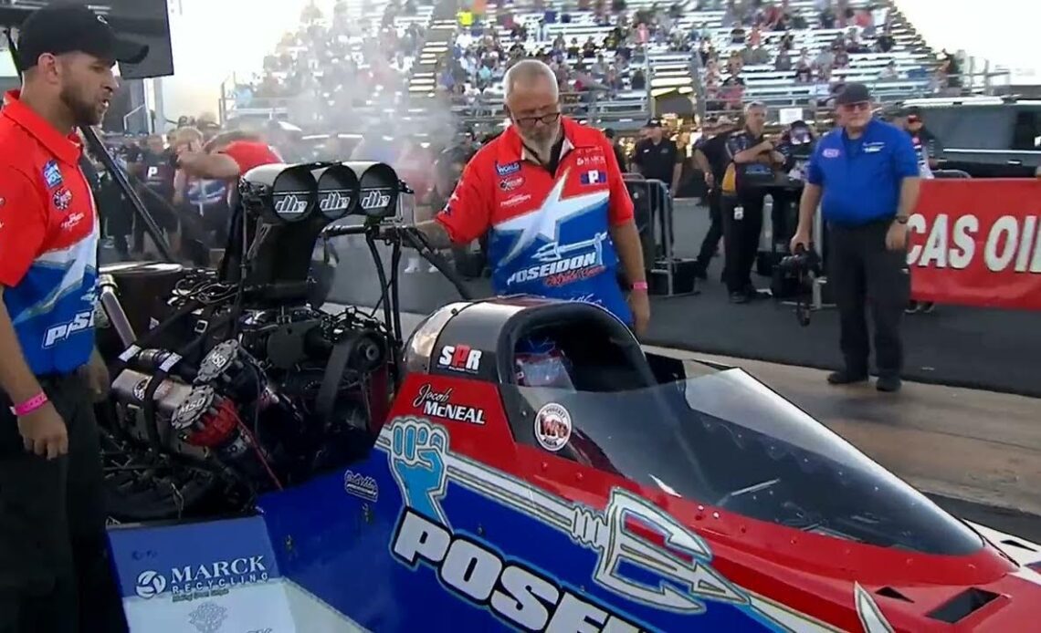 Buddy Hull, Jacob McNeal, Mike Guger,  Top Fuel Dragster, Qualifying Rnd 1, 38th annual Texas FallNa
