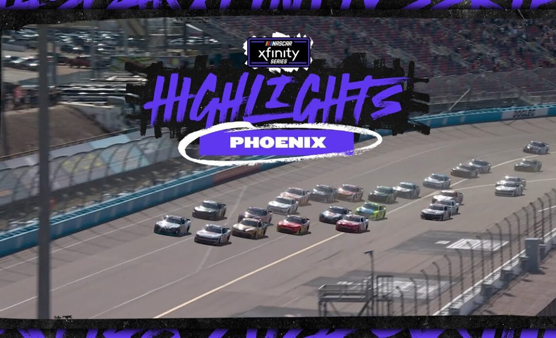Cole Custer leads the field to green at Phoenix