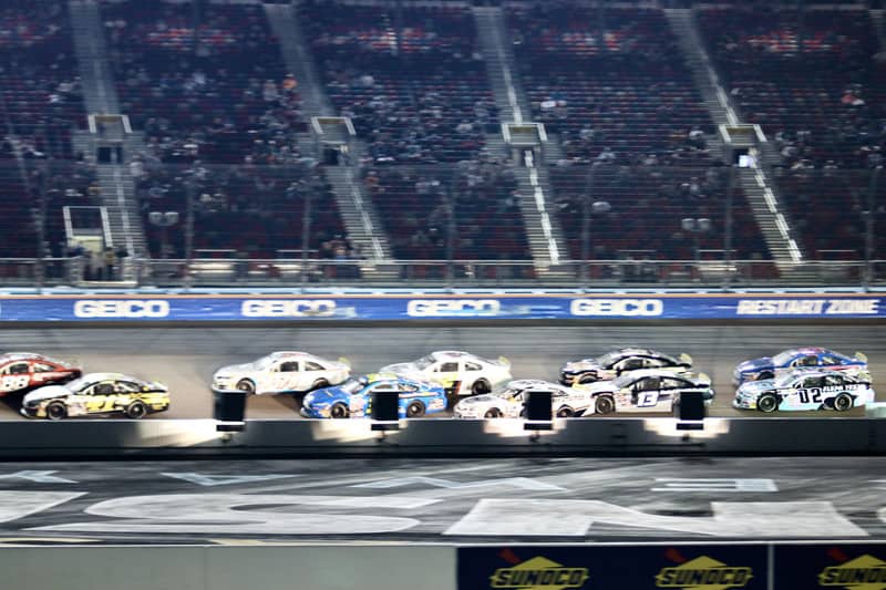 2023 ARCA Phoenix pack racing VI - Bradley Erickson, No. 88 Naake-Klauer Motorsports Ford, and Tyler Reif, No. 41 Lowden-Jackson Motorsports Ford (Credit: Amy Henderson)