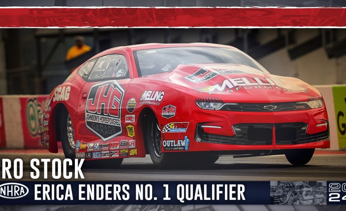 Erica Enders takes No. 1 qualifier at the Amalie Motor Oil NHRA Gatornationals