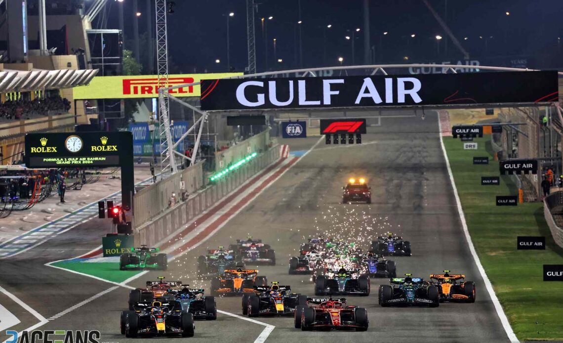 Start, Bahrain International Circuit, 2024