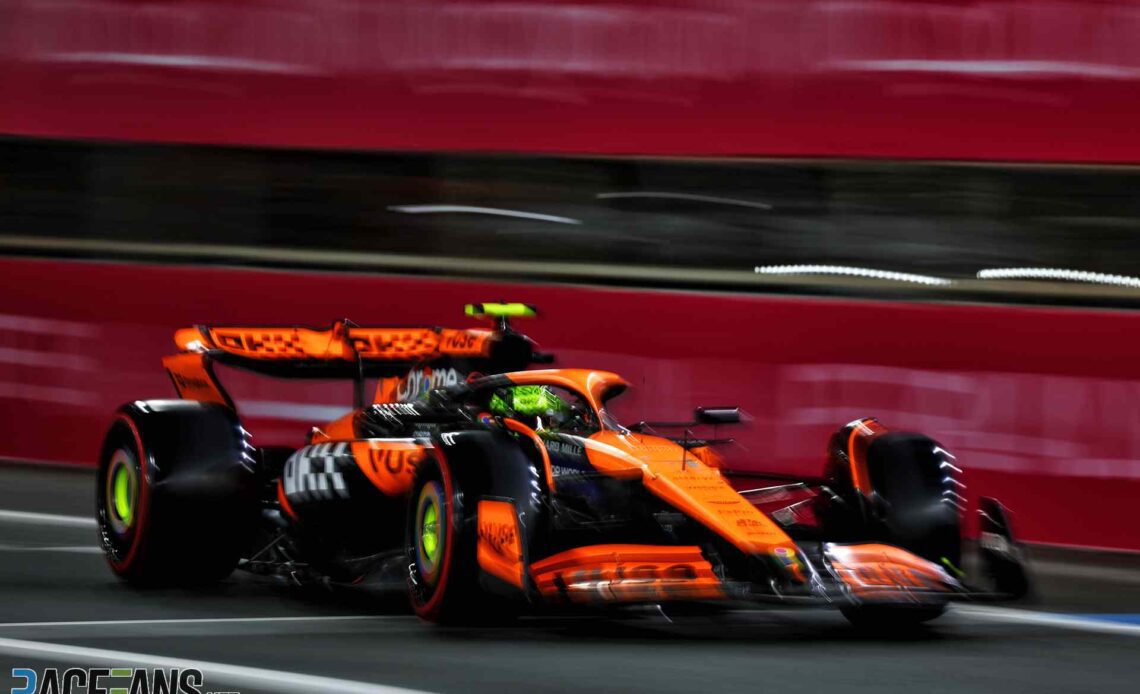 Lando Norris, McLaren, Jeddah Corniche Circuit, 2024