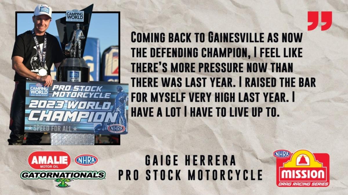 240308 2024 Pro Stock Motorcycle world champ Gaige Herrera