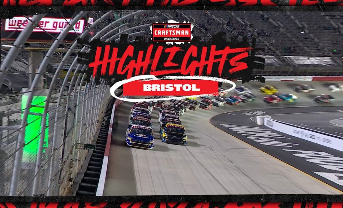 Green flag is out for Truck Series race at Bristol