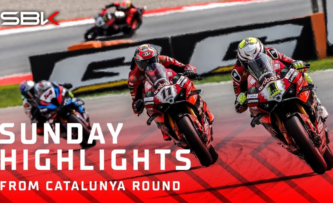 HIGHLIGHTS from a lively Race 2! 🚥 | 2024 #CatalanWorldSBK 🏁