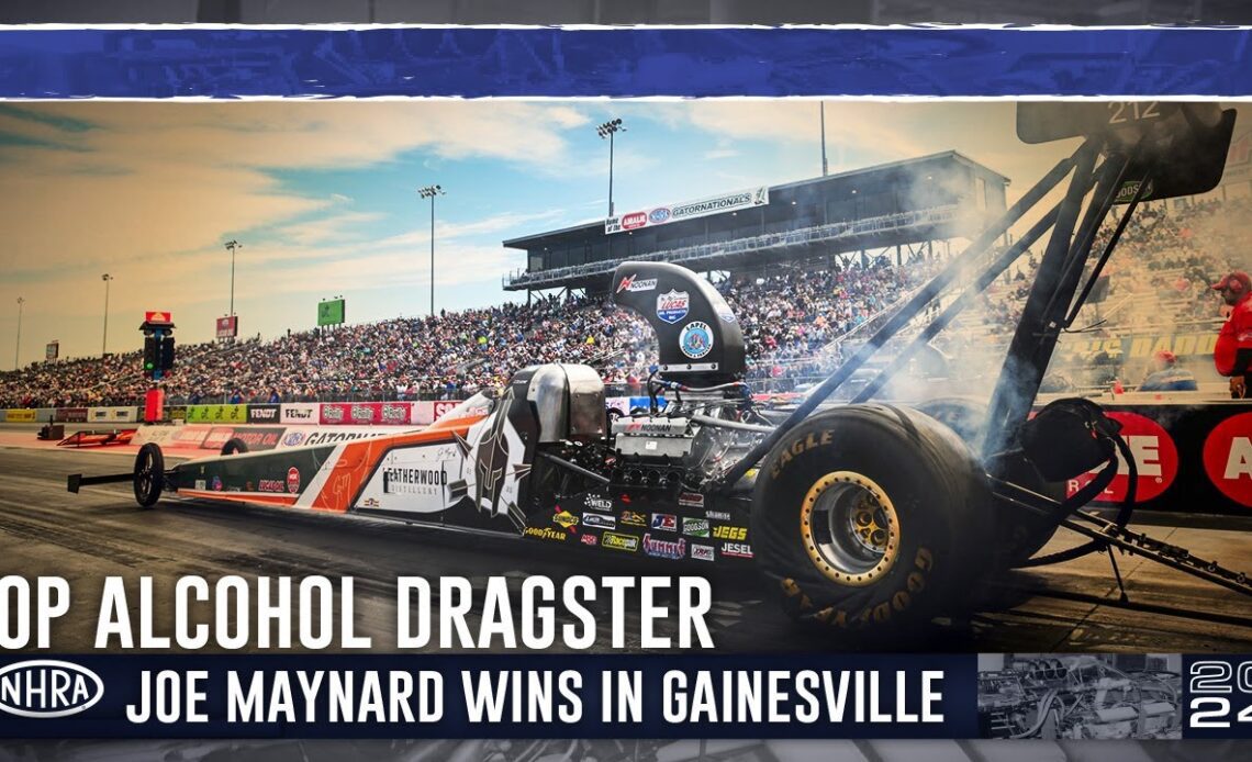 Joe Maynard wins Top Alcohol Dragster at the Amalie Motor Oil NHRA Gatornationals